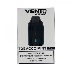 Электронная сигарета Viento VT 6000 - Табак мята (Tobacco Mint)